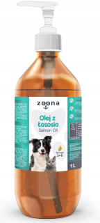 Zoona lososový olej 1l pre psov a mačky